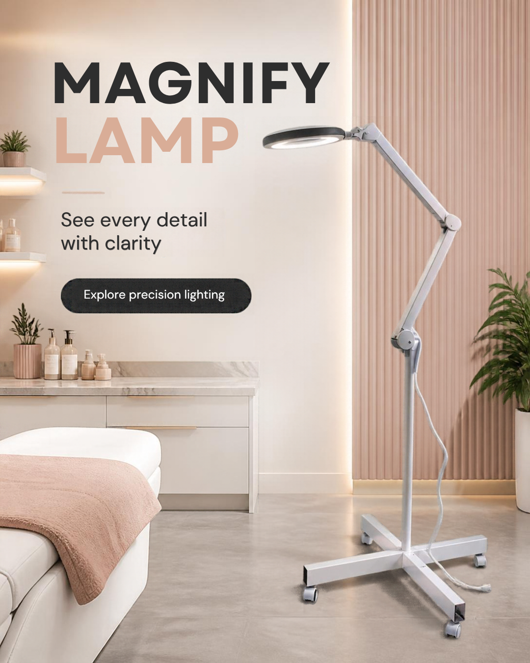 JNBS Magnifying LED Lamp