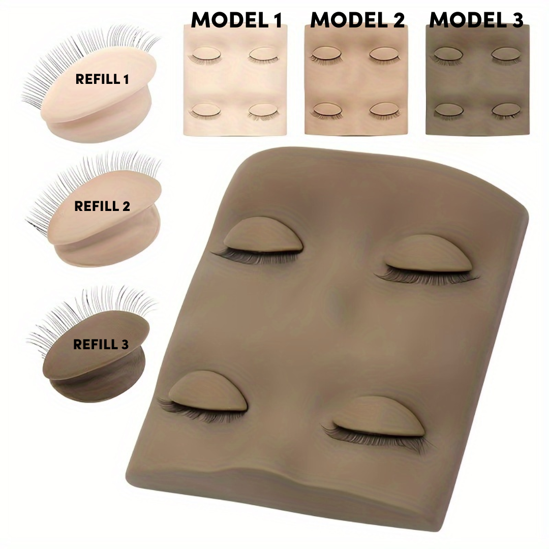 Little Lash Practice Silicon Half Face