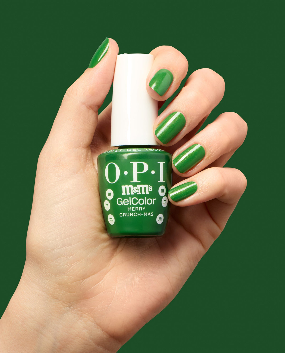 OPI x M&M'S Gel Nail Polish - Merry Crunch-mas (HPT06)