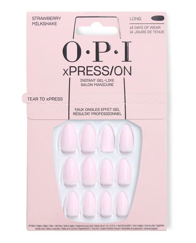 OPI xPRESS/ON Nail Art Strawberry Milkshake
