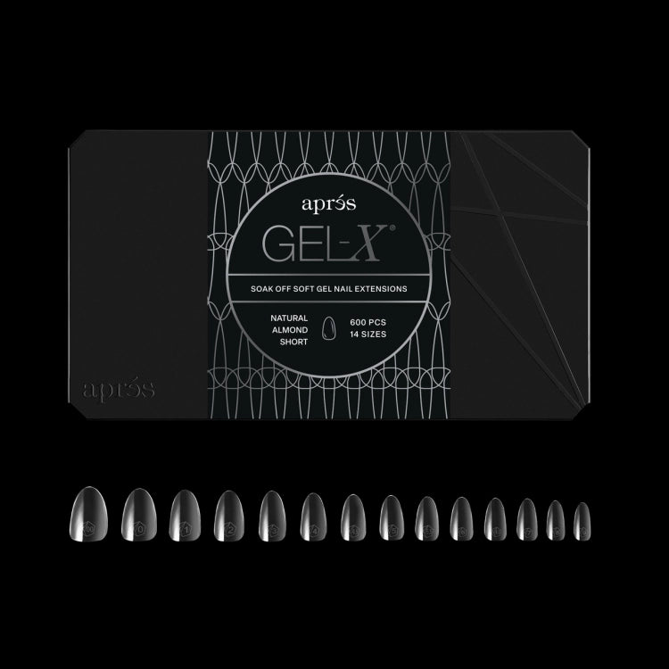 Apres Gel X™ Box of 600pcs 2.0 Natural Almond Tips