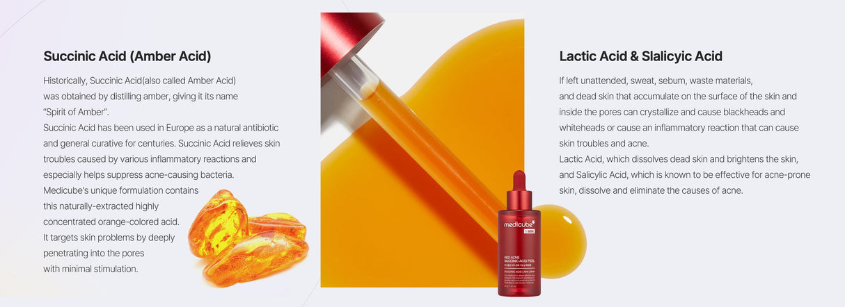 Medicube 21% Red Succinic Acid Cleansing Booster Serum 40g