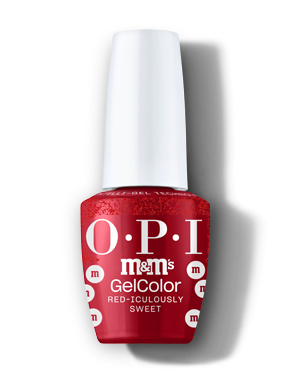 OPI x M&M'S Gel Nail Polish - Red-iculously Sweet (HPT12)