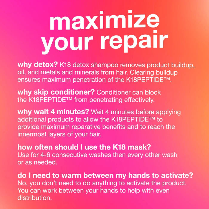 K18 Biomimetic Hairscience Professional Leave-In Molecular Repair Mask 0.5 fl. oz.