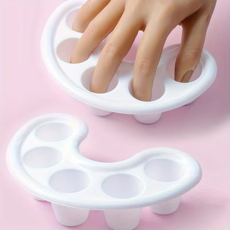 JNBS Plastic Nail Soak-Off Bowls (Set of 2) | Manicure Care Trays 9016 - Assorted color