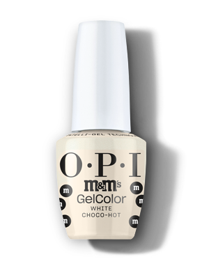 OPI x M&M'S Gel Nail Polish - White Choco-hot (HPT11)