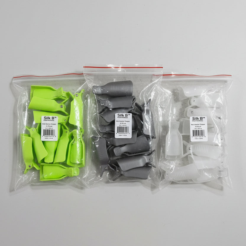 Silk B Soak Off Cap Clipper Wrap Tool Assorted Colors