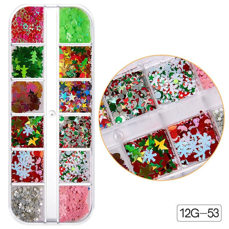 JNBS Nail Flakes Snowflakes