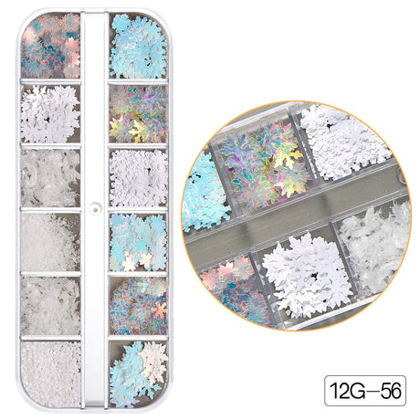 JNBS Nail Flakes Snowflakes