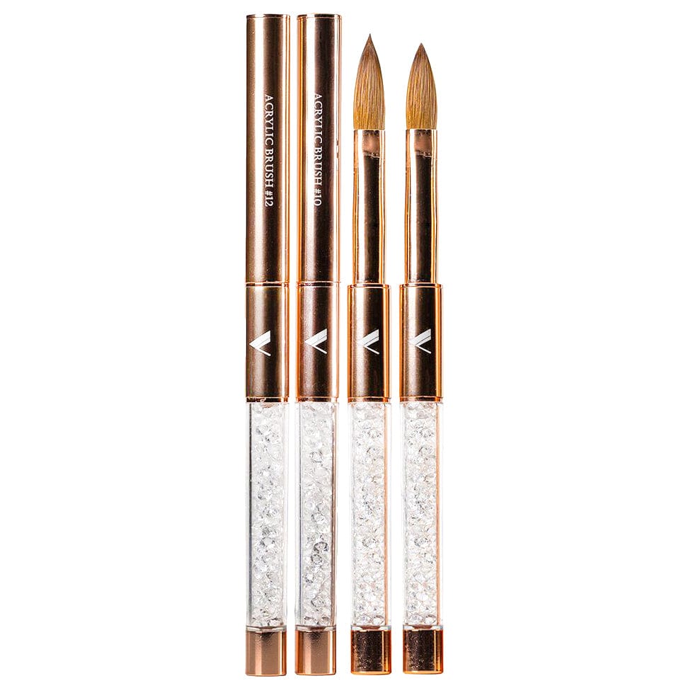 V Beauty Pure Rose Gold Edition Kolinsky Acrylic Brush