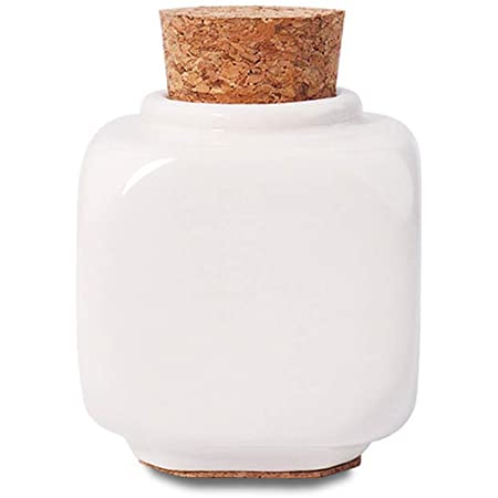 JNBS Empty Porcelain Liquid Container Dappen Dish With Lids (2 Colors)