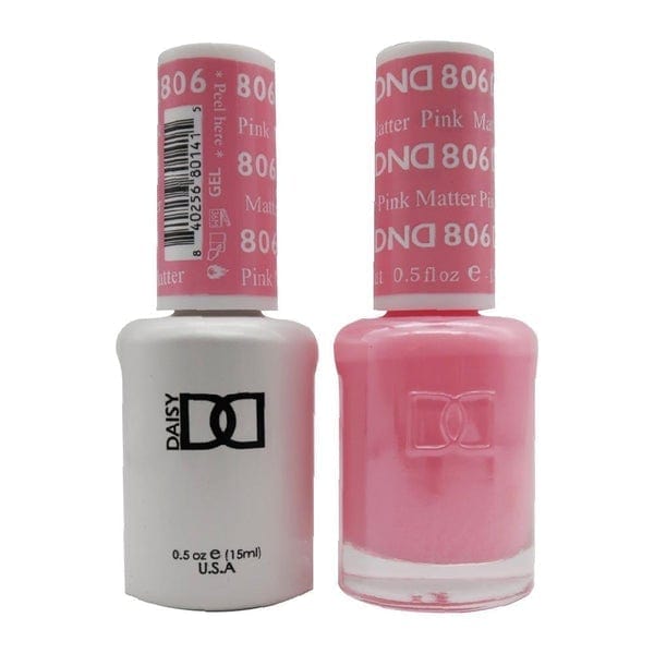 DND DUO GEL MATCHING COLOR 806 PINK MATTER