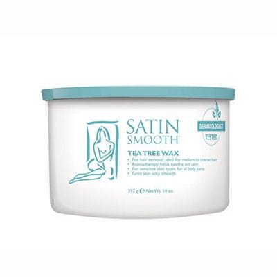 Satin Smooth - Soft Wax #Tea tree (14oz) - Jessica Nail & Beauty Supply - Canada Nail Beauty Supply - Soft Wax
