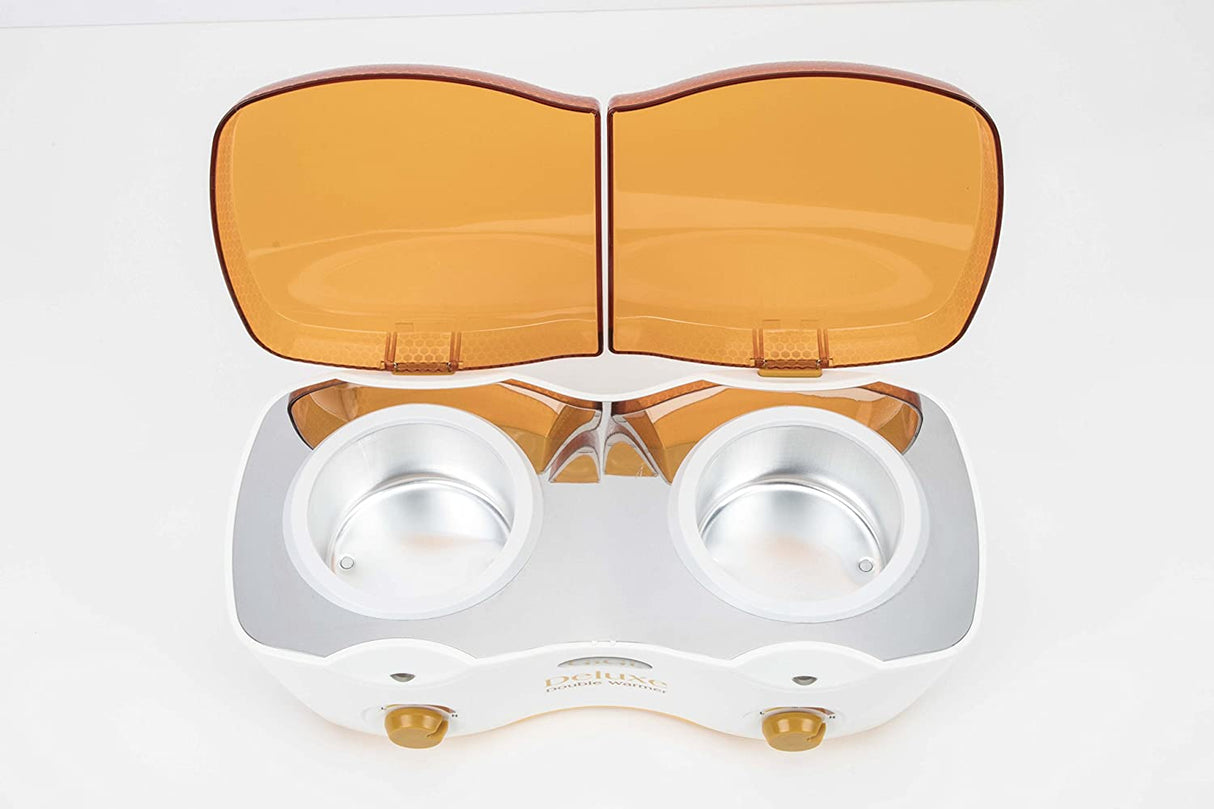 Gigi Deluxe Double Wax Warmer 14oz Lid included