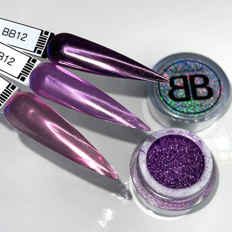 Beauty Boss Nail Chrome BB12 Purple