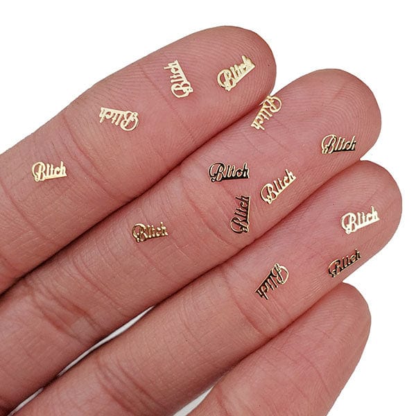 JNBS Glitter Metal Slices (6 Styles)