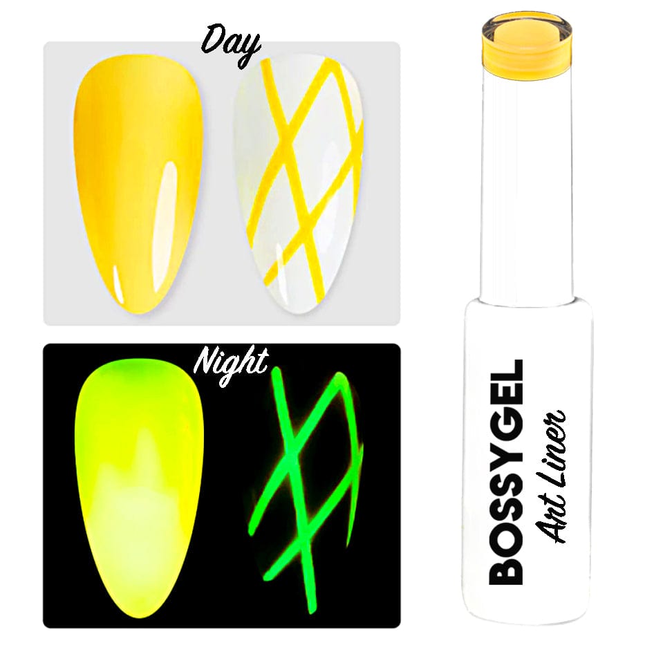 BOSSY Gel Art Liner Glow In The Dark 06 Yellow Citrus