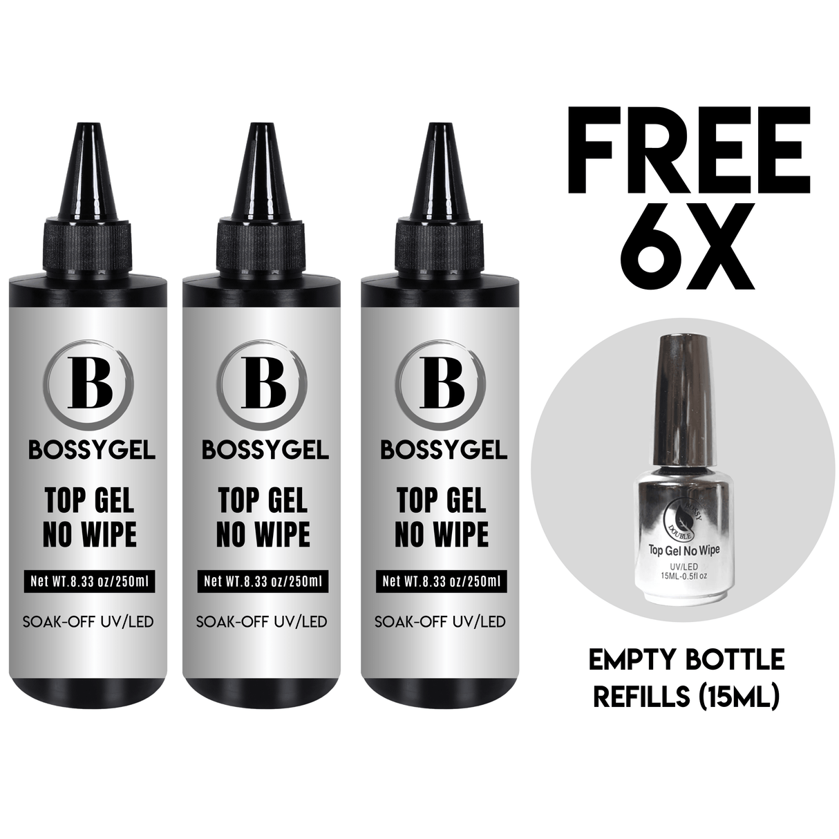 Bossy Gel Top No Wipe