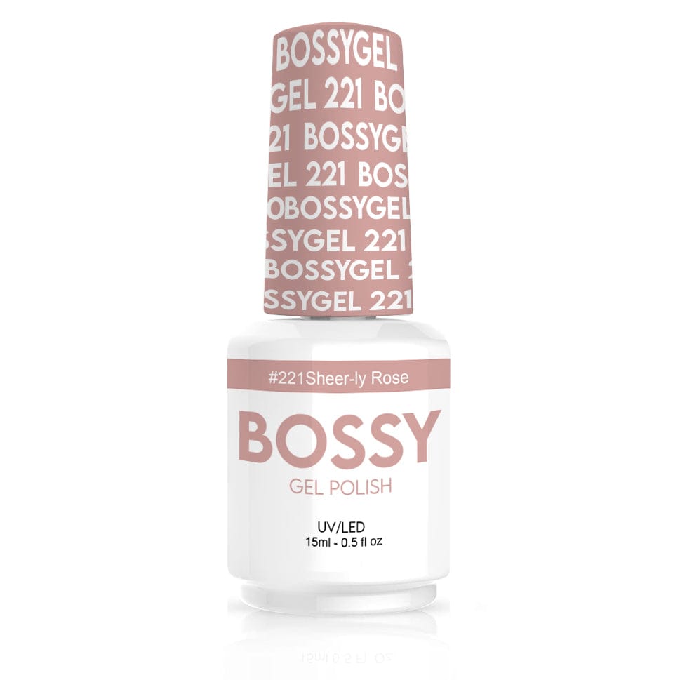 Bossy Gel Polish BS 221 Sheer-ly Rose