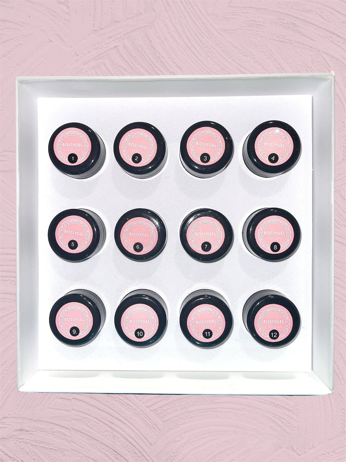 BOSSY Gel 3D CARVING Sculpture 04 RED (8g)