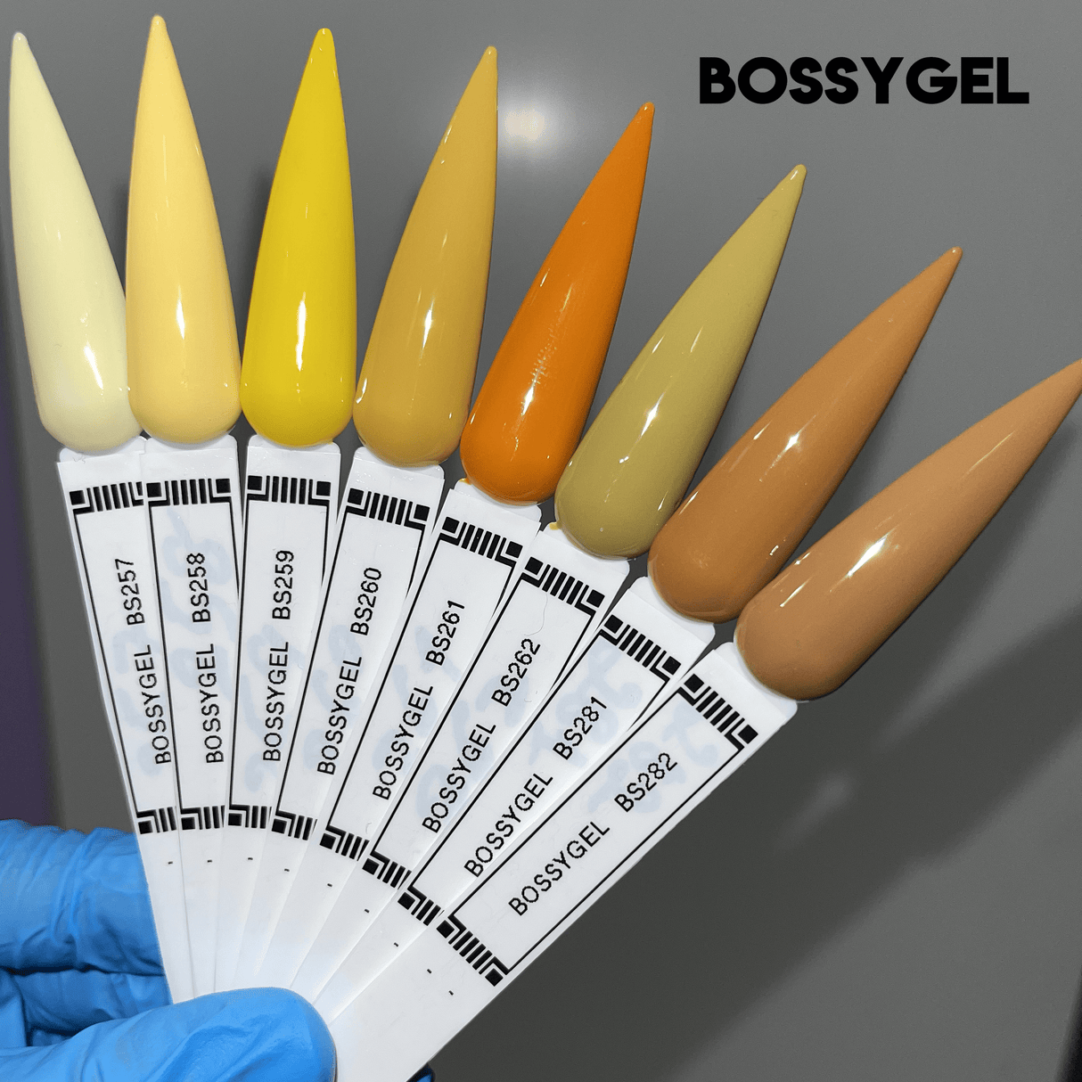 BOSSY Gel MELLOW collection (Set of 8 pcs)