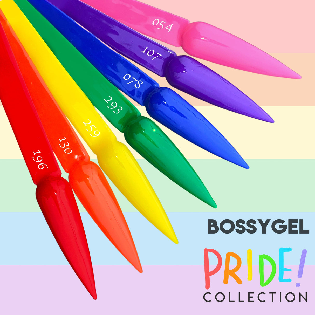 Bossy Gel PRIDE! Collection (ONLINE ONLY!!!)