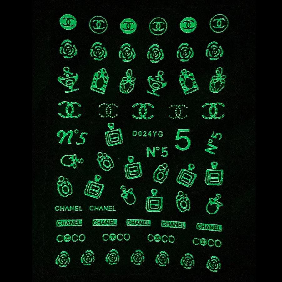 JNBS Nail Sticker Glow In The Dark