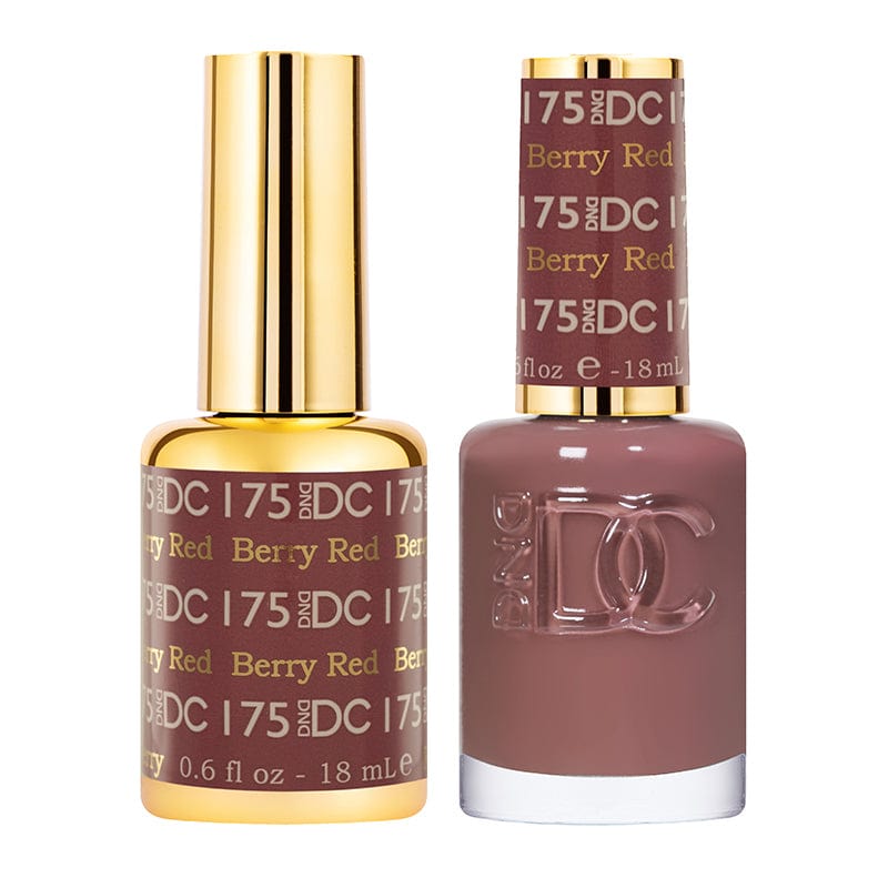 DND DC Duo Gel Matching Color 175 Berry Red