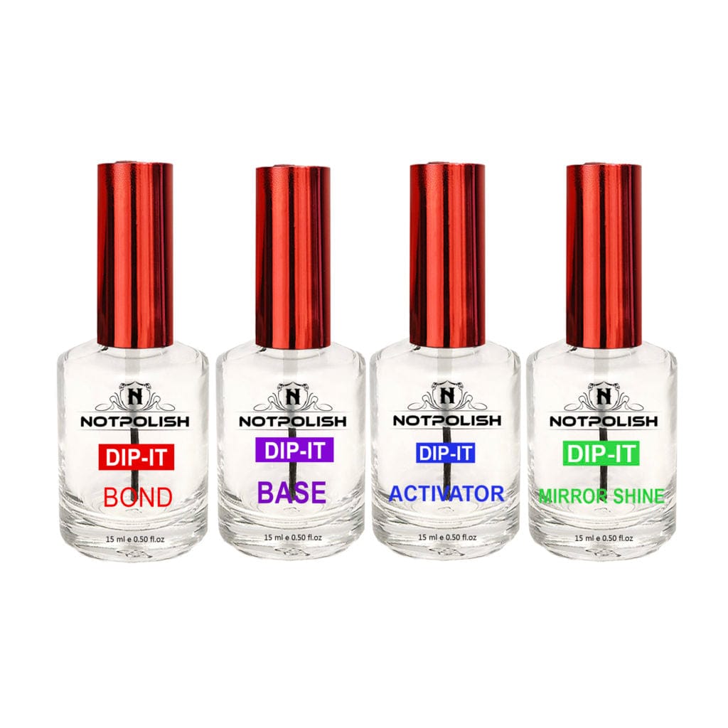 NOTPOLISH Dip It Solution Bundle (Set of 4pcs)
