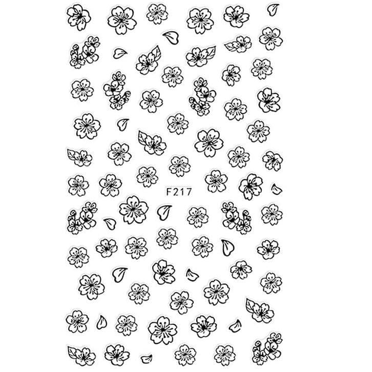 JNBS Nail Sticker Flowers Version 2