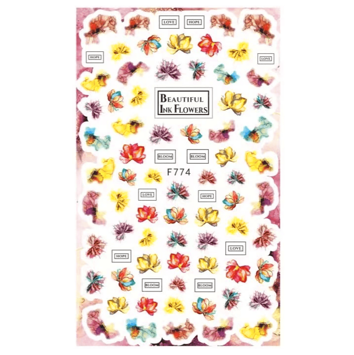 JNBS Nail Sticker Flowers Version 2