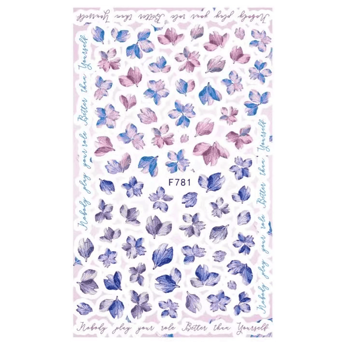 JNBS Nail Sticker Flowers Version 2