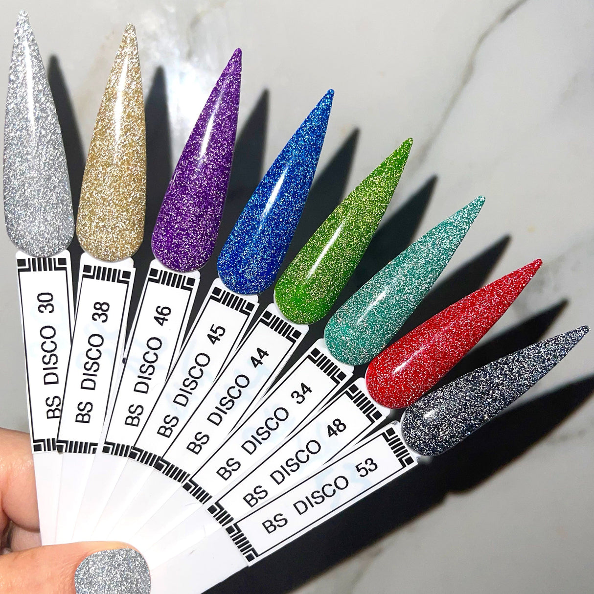 BOSSY 3X EFFECT GLOW Disco Reflective Gel XMAS Collection