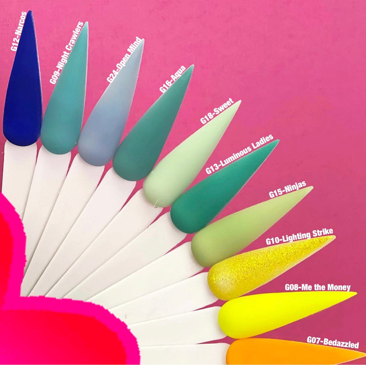 NOTPOLISH Powder Glow In The Dark Collection G08 Glow Me The Money