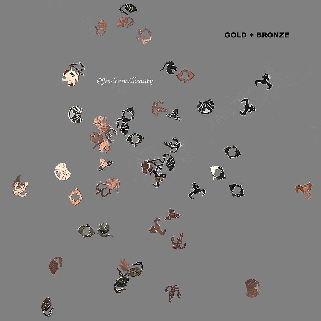 JNBS Glitter Metal Slices (6 Styles)