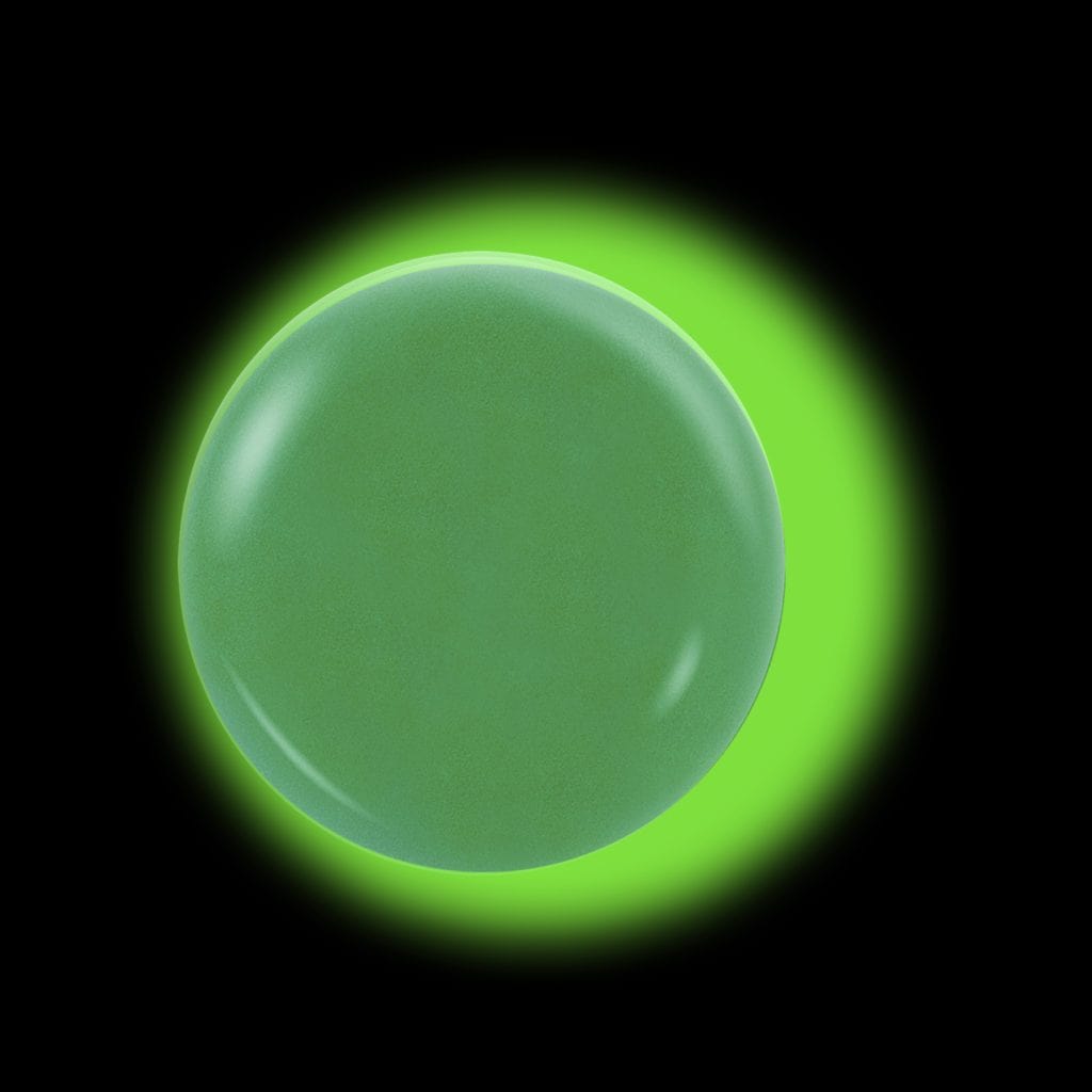 NOTPOLISH Powder Glow In The Dark Collection G32 Roll Up