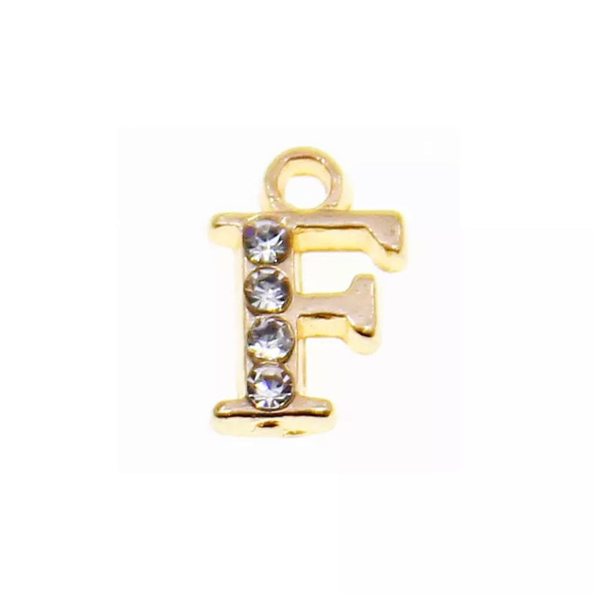 JNBS Nail Piercing Charm 08 Gold Alphabet/ Letter (2pcs)