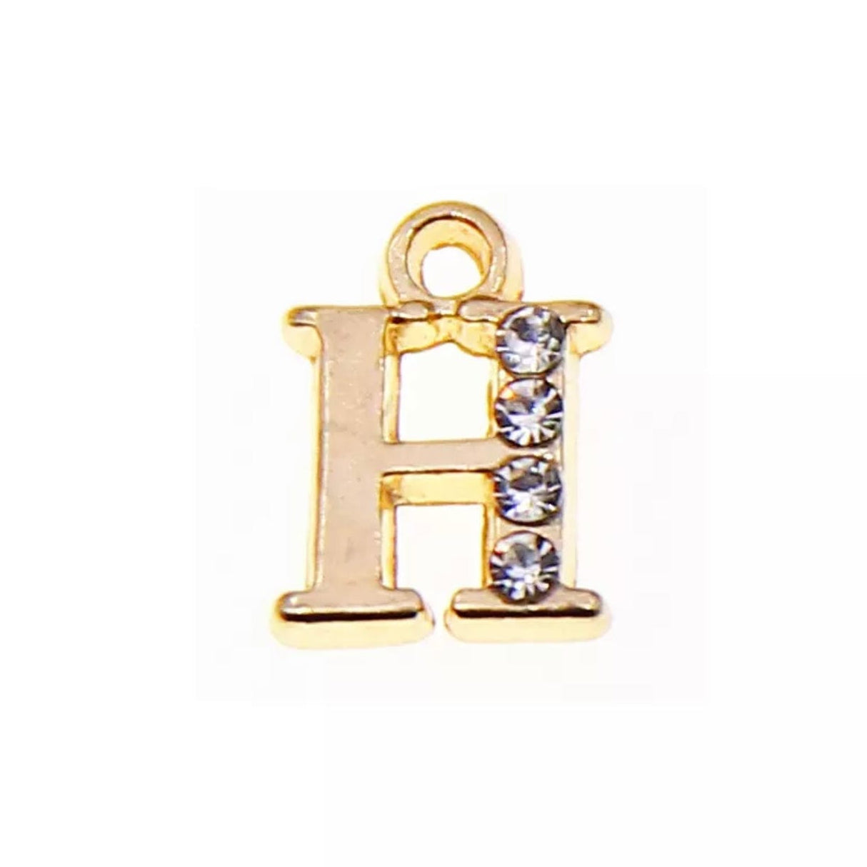 JNBS Nail Piercing Charm 08 Gold Alphabet/ Letter (2pcs)