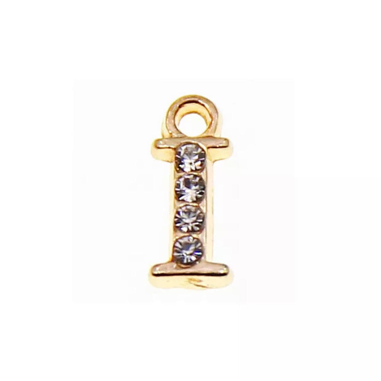 JNBS Nail Piercing Charm 08 Gold Alphabet/ Letter (2pcs)