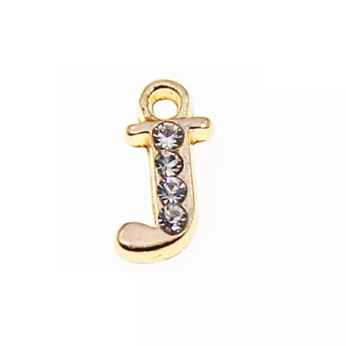 JNBS Nail Piercing Charm 08 Gold Alphabet/ Letter (2pcs)
