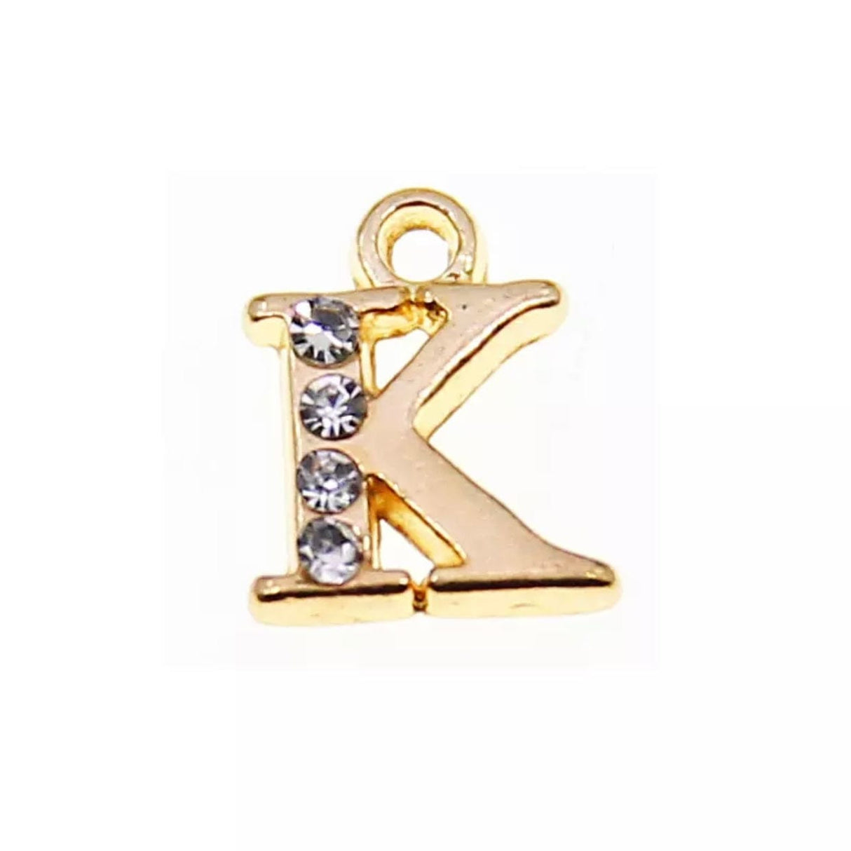 JNBS Nail Piercing Charm 08 Gold Alphabet/ Letter (2pcs)