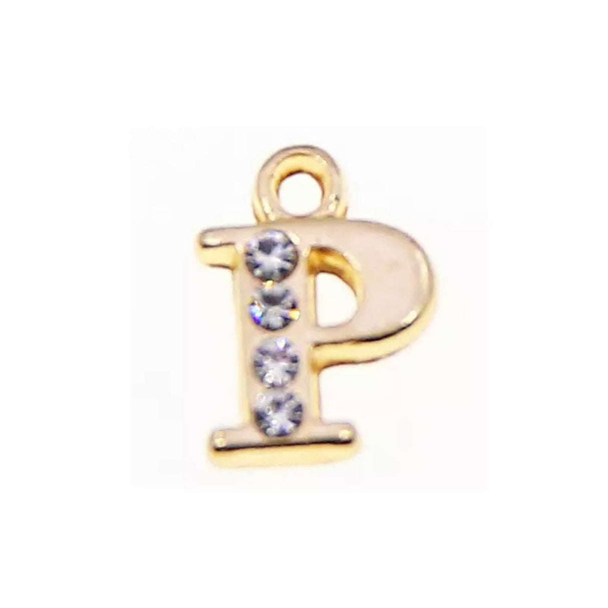 JNBS Nail Piercing Charm 08 Gold Alphabet/ Letter (2pcs)