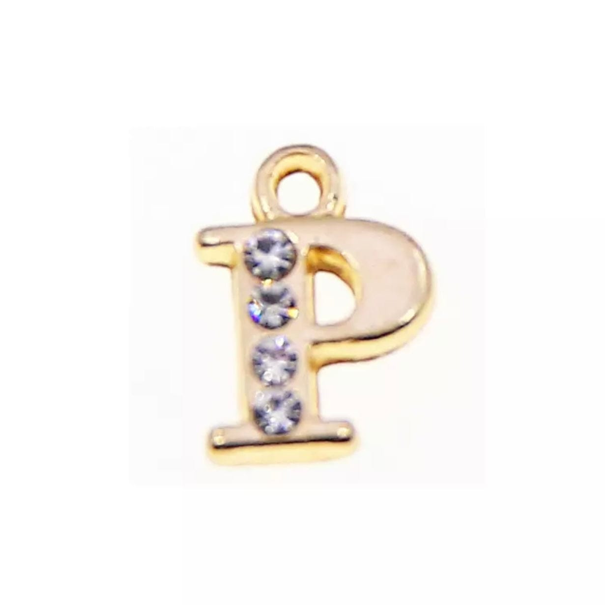 JNBS Nail Piercing Charm 08 Gold Alphabet/ Letter (2pcs)