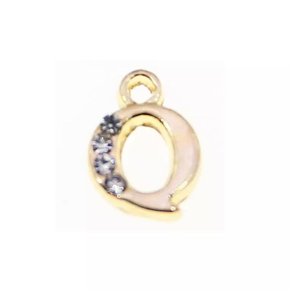 JNBS Nail Piercing Charm 08 Gold Alphabet/ Letter (2pcs)