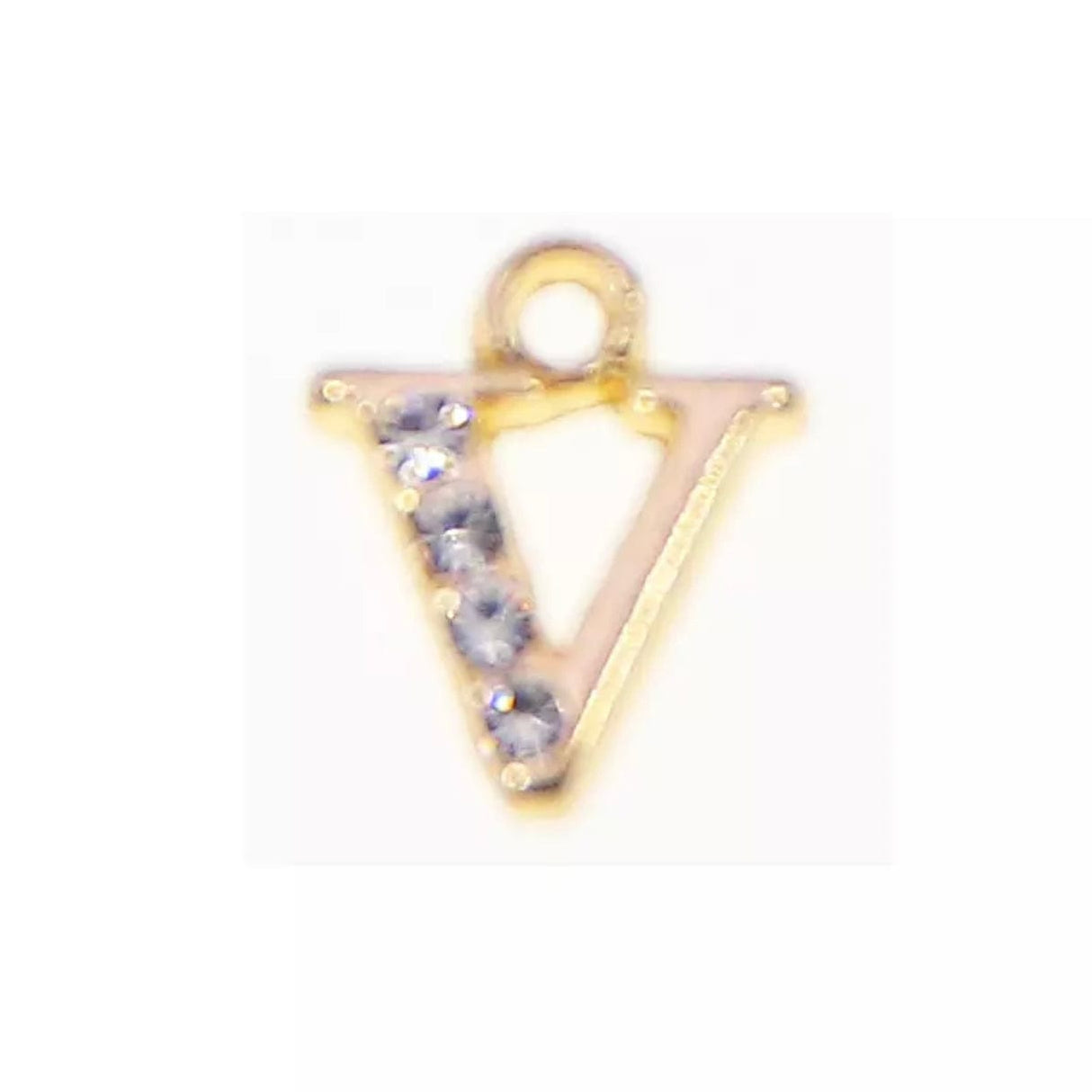 JNBS Nail Piercing Charm 08 Gold Alphabet/ Letter (2pcs)