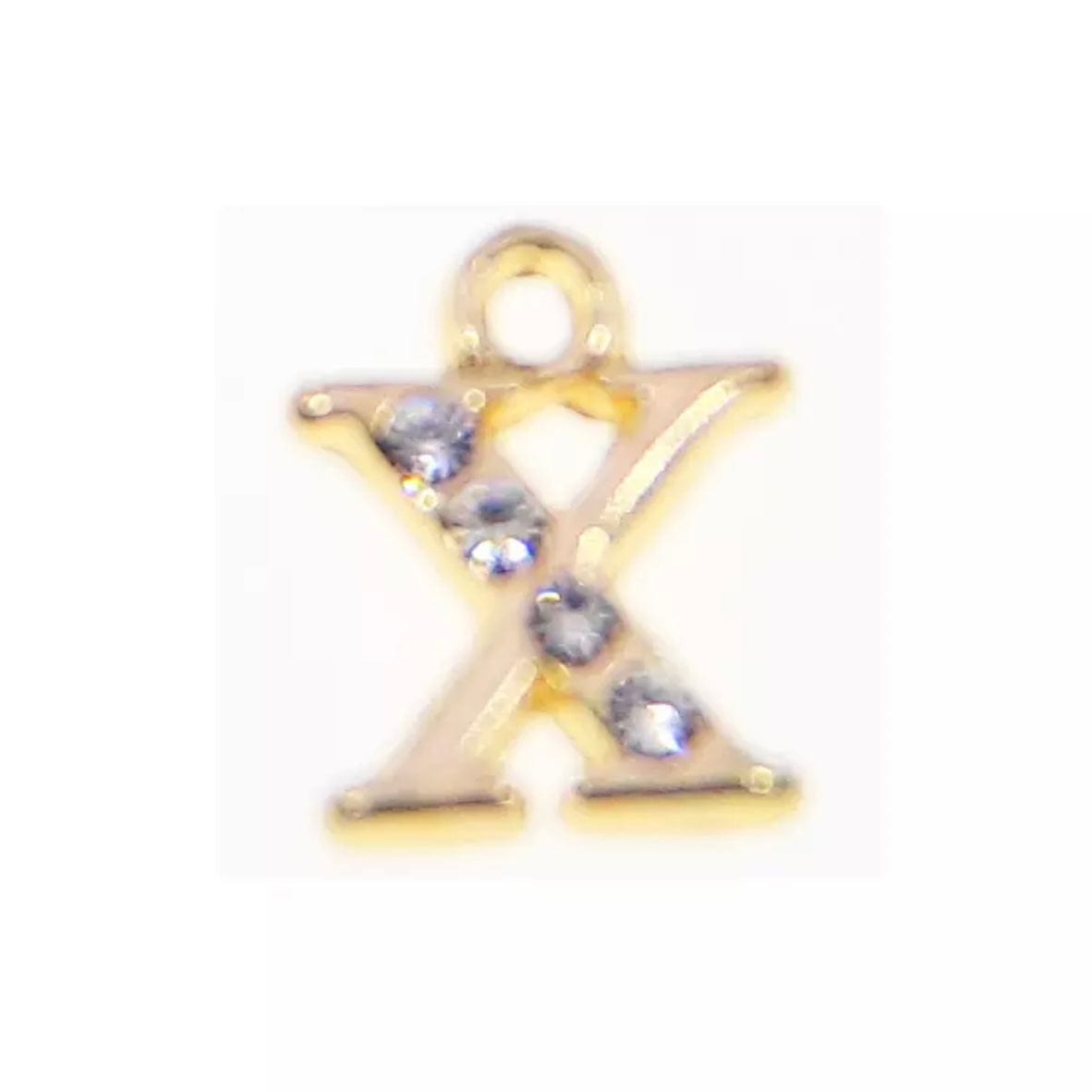 JNBS Nail Piercing Charm 08 Gold Alphabet/ Letter (2pcs)