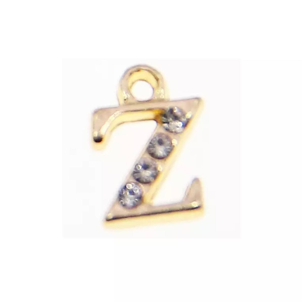 JNBS Nail Piercing Charm 08 Gold Alphabet/ Letter (2pcs)