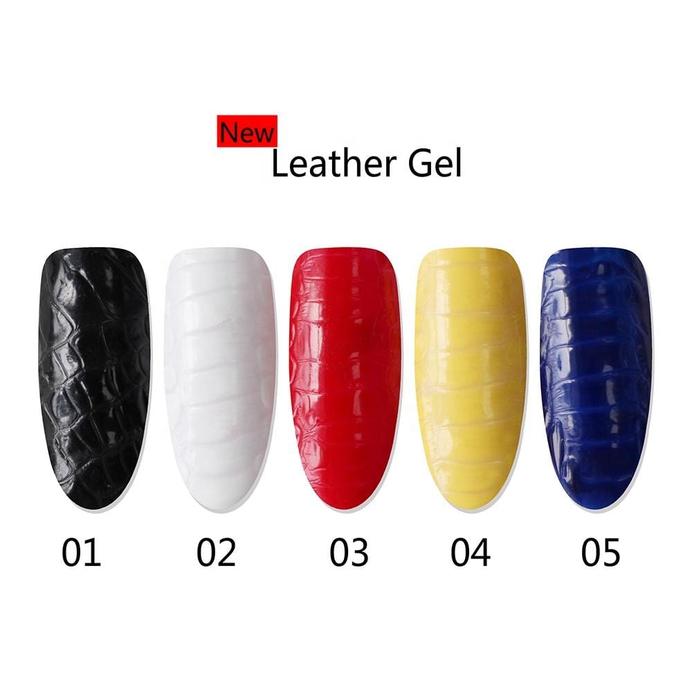 BOSSY - PAINT GEL - Leather Effect (Set of 6 Jars) - Jessica Nail & Beauty Supply - Canada Nail Beauty Supply - GEL PAINT