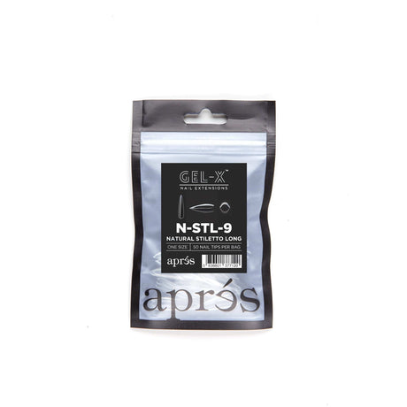 Apres Refill Bags (50pcs) Natural Stiletto Long