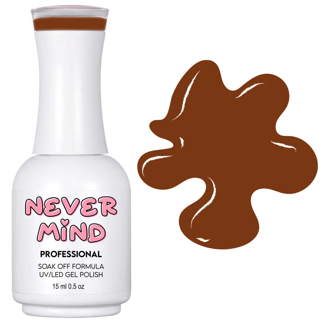 Nevermind Gel Polish Duo N216 BROWN COPPER
